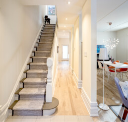 A Sunter Homes construction project, stair view